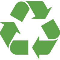 Autocollant Logo Recyclage