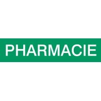 Autocollant Signalisation Pharmacie