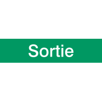 Autocollant Signalisation Sortie 2