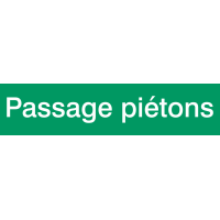 Autocollant Signalisation Passage Piétons