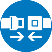 Autocollant Obligation Ceinture De Sécurité