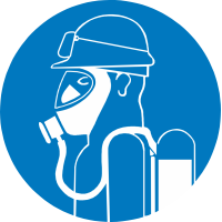 Autocollant Obligation Protection Voie Respiratoire