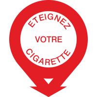 Autocollant Eteignez Votre Cigarette