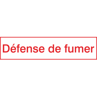 Autocollant Défense De Fumer