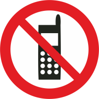 Autocollant Interdiction Aux Portables