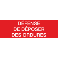 Autocollant Défense De Monter