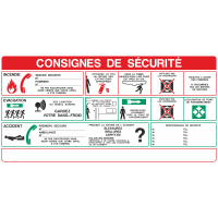 Autocollant Consigne De Sécurité Générale