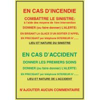 Autocollant Consigne De Sécurité 2