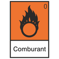 Autocollant Produit Dangereux Comburant