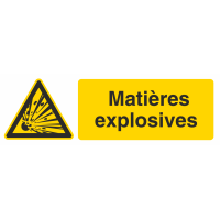 Autocollant Produit Dangereux Explosives