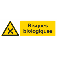Autocollant Produit Dangereux Risques Biologiques 2