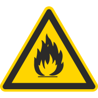 Autocollant Matières Inflammables