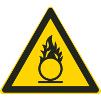 Autocollant Matières Comburant