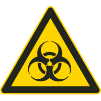 Autocollant Risque Biologique
