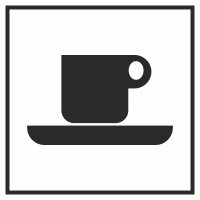 Autocollant Information Cafétaria