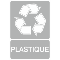 Autocollant Recyclage Plastique