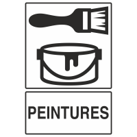 Autocollant Recyclage Peinture