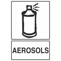 Autocollant Recyclage Aerosols