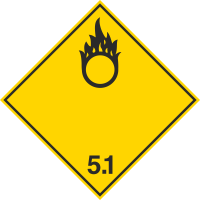 Autocollant Transport Matières Comburantes