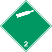 Autocollant Transport Gaz (non-inflammables Et Non-toxiques) 2