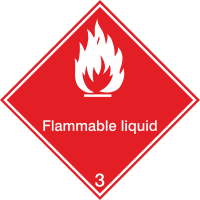 Autocollant Transport Maritime Liquide Combustible