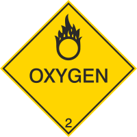 Autocollant Transport Maritime Oxygène