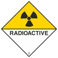 Autocollant Transport Maritime Matières Radioactives