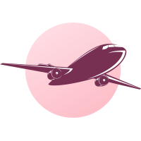 Autocollant Métier Voyage Avion 1