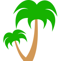 Autocollant Métier Voyage Palmier