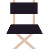 Autocollant Métier Audiovisuel Siège Tournage