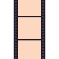 Autocollant Métier Audiovisuel Bande Cinéma