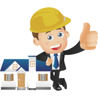 Autocollant Métier Travaux Publics Ingénieur Maison