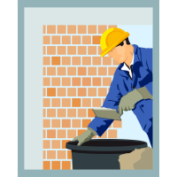 Autocollant Métier Travaux Publics Ouvrier 4