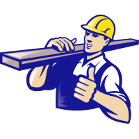 Autocollant Métier Travaux Publics Menuisier 2
