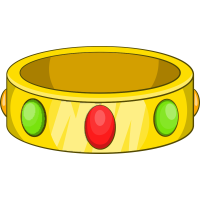 Autocollant Métier Bijoux Bracelet Rubis