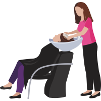 Autocollant Métier Coiffure 2