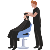 Autocollant Métier Coiffure 3