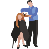 Autocollant Métier Coiffure 4