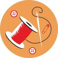 Autocollant Métier Couturier 3