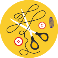 Autocollant Métier Couturier 4