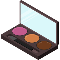 Autocollant Métier Esthétique Fard à Paupière