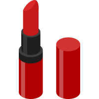 Autocollant Métier Esthétique Rouge à Lèvres