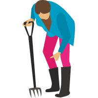 Autocollant Métier Nature Jardinier 2