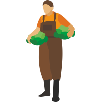 Autocollant Métier Nature Jardinier 4