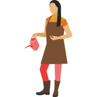 Autocollant Métier Nature Jardinier 5