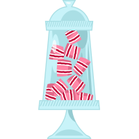 Autocollant Métier Commerçant Confiserie 3