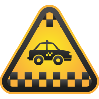 Autocollant Métier Transport Taxi 1