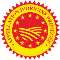 Autocollant Logo Aop Appellation D'origine Protégée