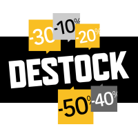 Autocollant Soldes Destock 1