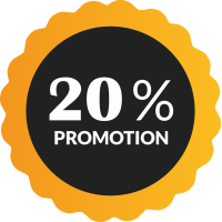 Autocollant Soldes 20% De Promotion